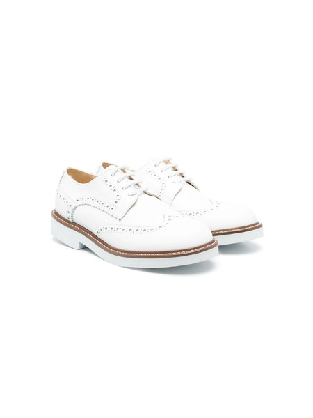  Andrea Montelpare Classic Leather Brogues - White 