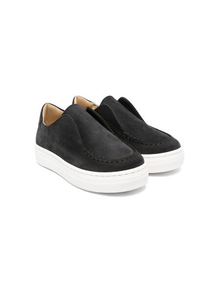  Andrea Montelpare Suede Loafers - Black 