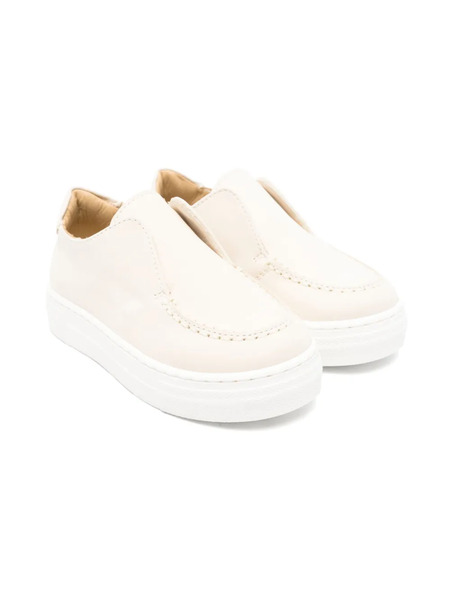  Andrea Montelpare Suede Loafers - Neutrals 