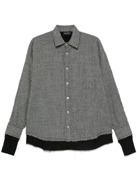  Andrea Ya'aqov Double-layer Shirt - Black 