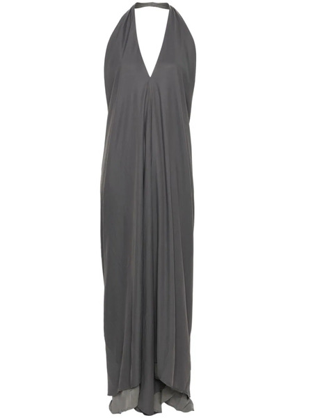  Andrea Ya'aqov Twill-weave Maxi Dress - Grey 