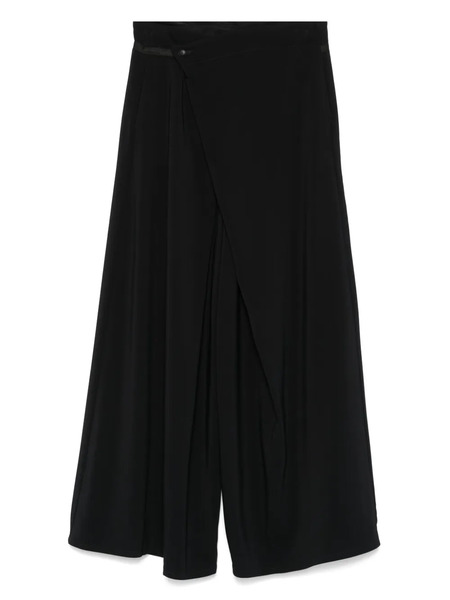  Andrea Ya'aqov Wide Trousers - Black 