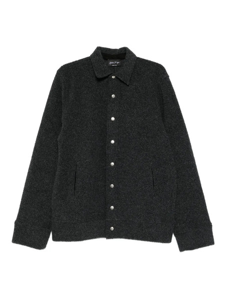  Andrea Ya'aqov Wool-blend Shirt Jacket - Black 