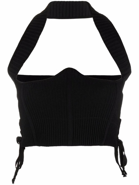  AndreĀdamo Harness Vest Top - Black 