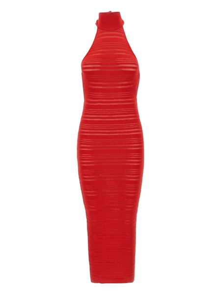  AndreĀdamo Striped Dress - Red 