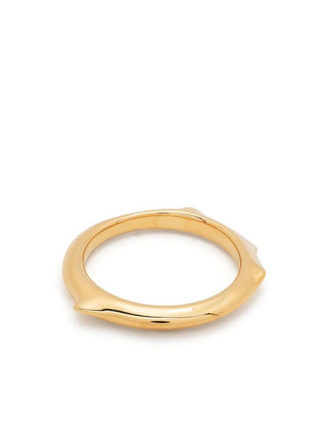  Andres Gallardo Sculpted Thin Band Ring - Gold 