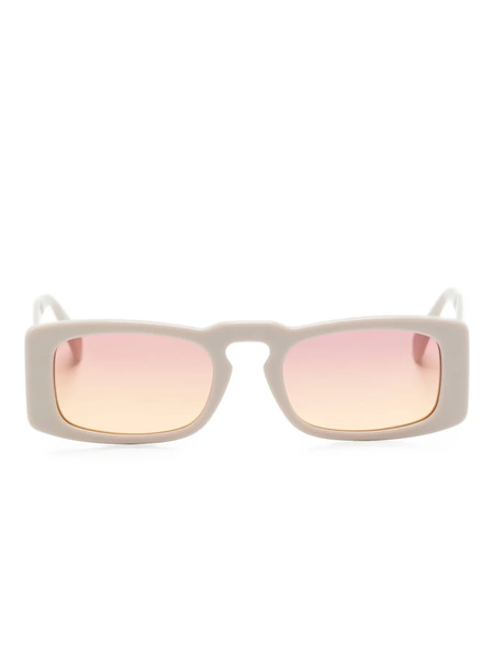  Andy Wolf Rectangle-frame Sunglasses - Neutrals 