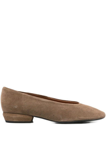  Angel Alarcon Katya Suede Ballet Flats - Neutrals 