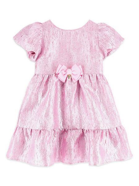  Angel's Face Kids Bow Dress - Pink 