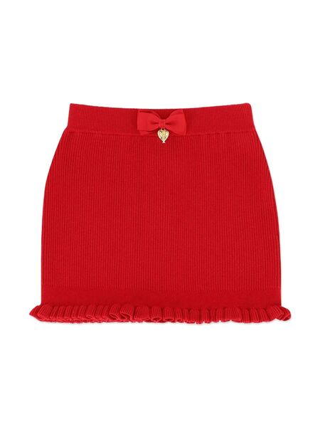  Angel's Face Kids Cotton Skirt - Red 