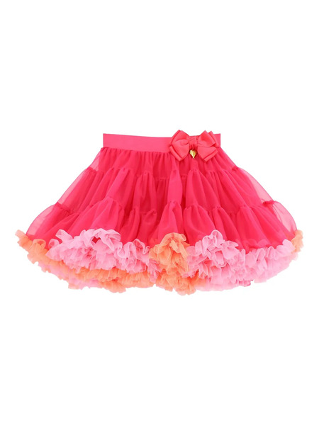  Angel's Face Kids Tulle-inserts Skirt - Pink 