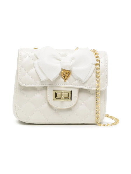  Angel's Face Matelassé-effect Shoulder Bag - White 