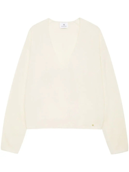  Anine Bing Athena Cashmere Jumper - Neutrals 
