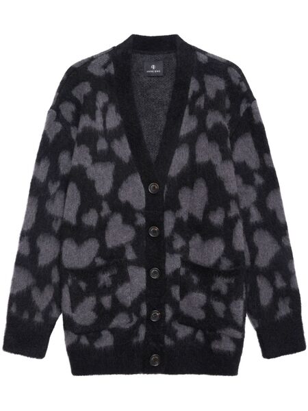  Anine Bing Banks Cardigan - Grey 