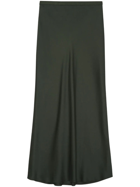  Anine Bing Bar Silk Midi Skirt - Green 