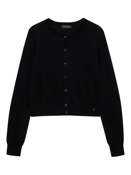  Anine Bing Buttoned Long-sleeve Cardigan - Black 