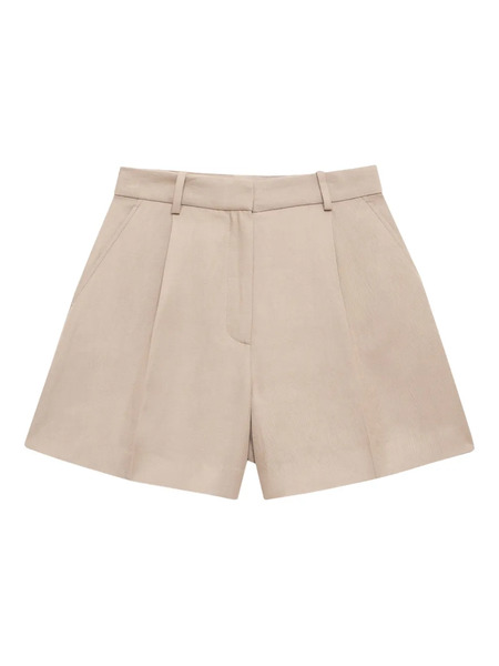  Anine Bing Carrie Tailored Shorts - Neutrals 