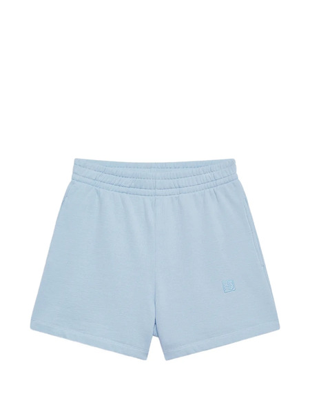  Anine Bing Framed Monogram Kam Shorts - Blue 