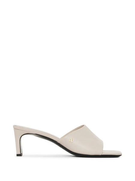  Anine Bing Jayden Logo-detail Mules - Neutrals 