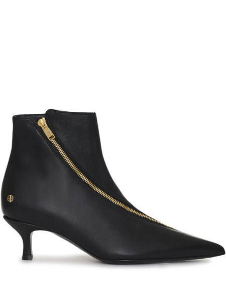  Anine Bing Jones Leather Boots - Black 
