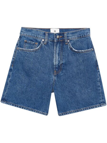  Anine Bing Kat Denim Shorts - Blue 