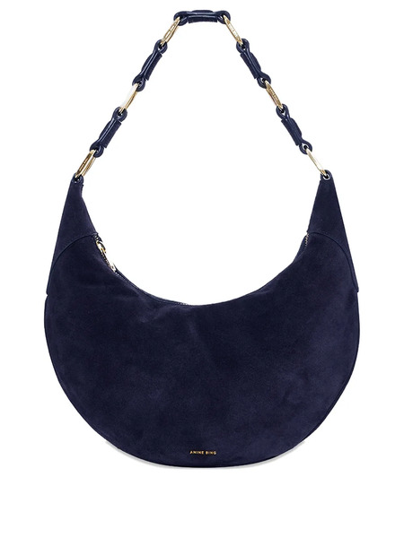  Anine Bing Kate Hobo Chain Shoulder Bag - Blue 