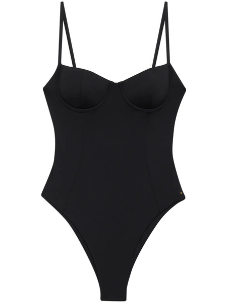  Anine Bing Kyler Pull-on Swimsuit - Black 
