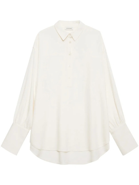  Anine Bing Lake Long-sleeve Shirt - Neutrals 