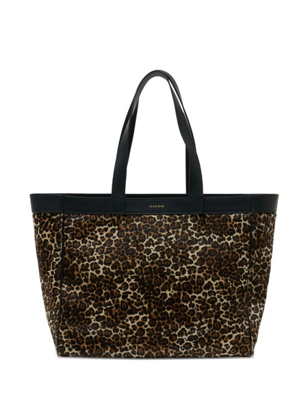  Anine Bing Medium Rio Leopard-pattern Tote Bag - Brown 
