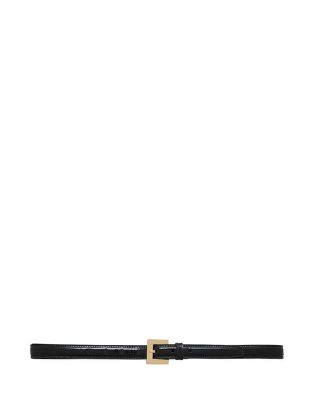  Anine Bing Patent-leather Belt - Black 