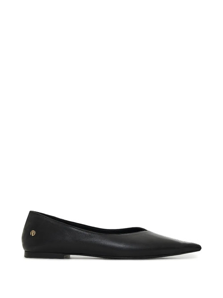  Anine Bing Pointed-toe Ballet Flats - Black 