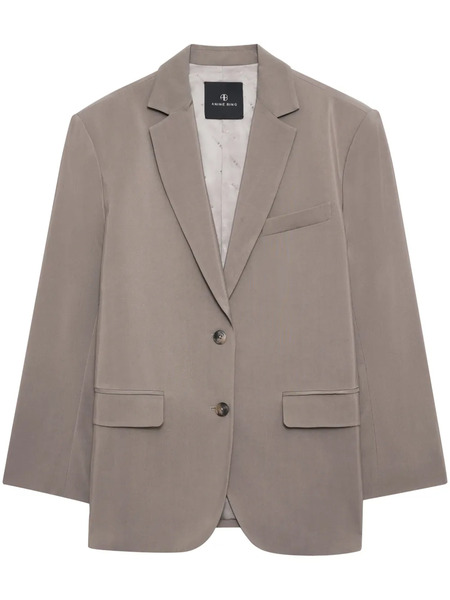  Anine Bing Quinn Oversize Single-breasted Jacket - Grey 