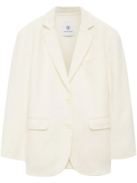  Anine Bing Quinn Single-breasted Blazer - White 