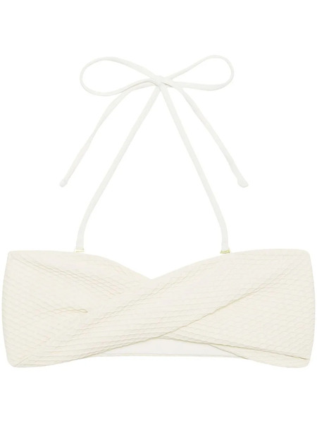  Anine Bing Rosa Twist Biniki Top - Neutrals 