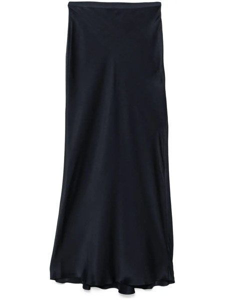  Anine Bing Silk Midi Skirt - Blue 