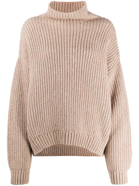  Anine Bing Sydney Turtleneck Jumper - Neutrals 