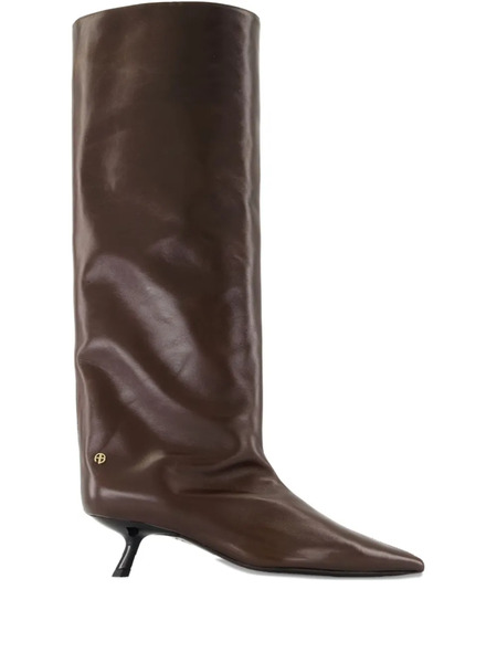 Anine Bing Tall Hilda Point-toe Boots - Brown 