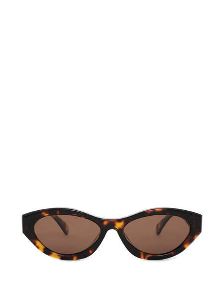 Anine Bing The Nice Oval-frame Sunglasses - Brown 