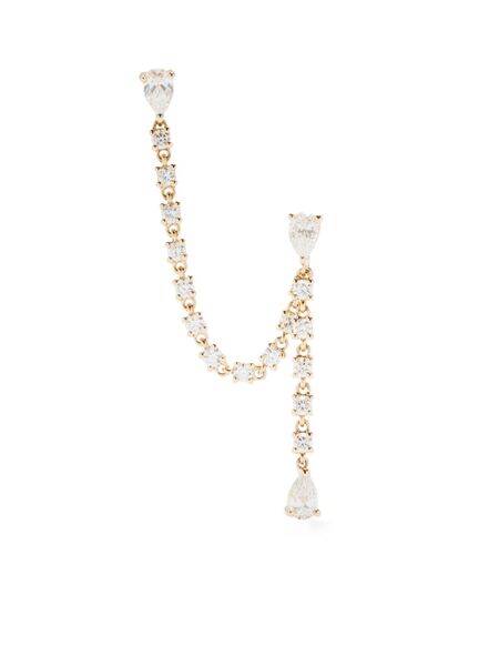  Anita Ko 14k Yellow Gold Diamond Drop Earring 