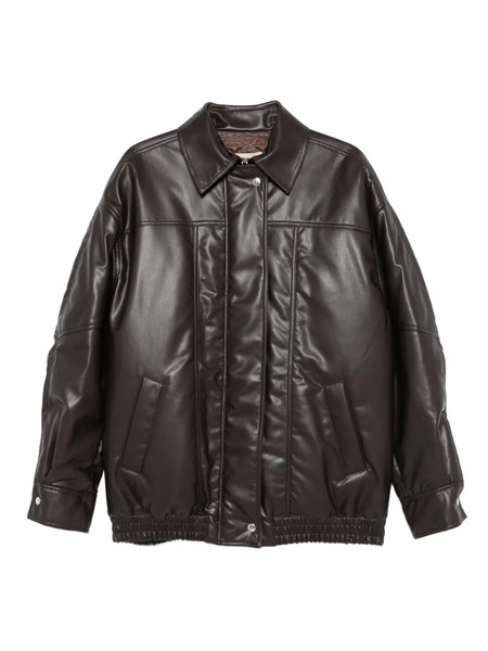  Aniye By Button-fastening Bomber Jacket - Brown 