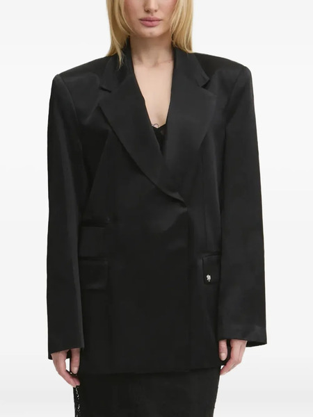  Aniye By Notched-lapels Blazer - Black 