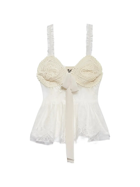  Aniye By Ruffled Lace Top - White 