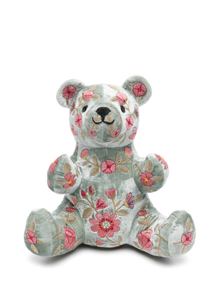  Anke Drechsel Bear Big Embroidered Soft Toy - Green 