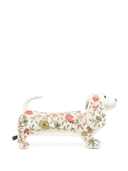  Anke Drechsel Dachshund Embroidered Soft Toy - Neutrals 