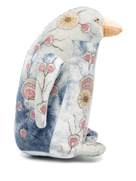  Anke Drechsel Penguin Big Embroidered Soft Toy - Blue 