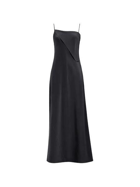  Ann Demeulemeester Aaricia Silk Maxi Dress - Black 