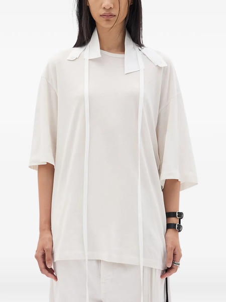  Ann Demeulemeester Agapi Jersey T-shirt - White 