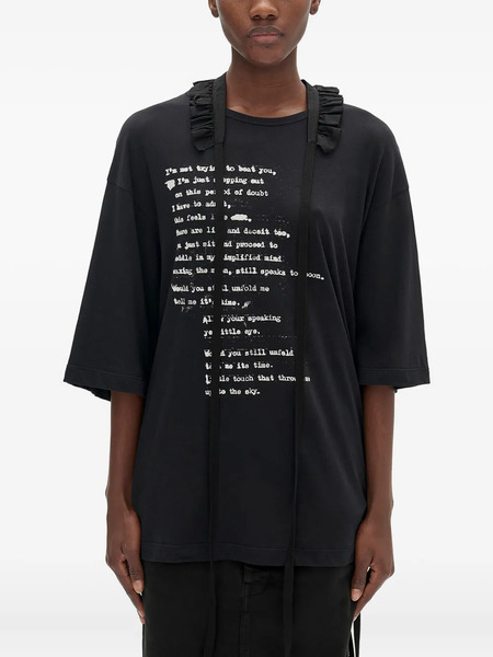  Ann Demeulemeester Agapi T-shirt - Black 
