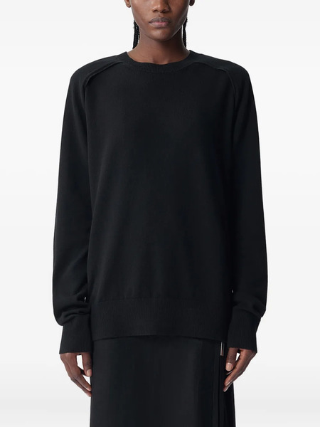  Ann Demeulemeester Crew-neck Sweatshirt - 099 Black 