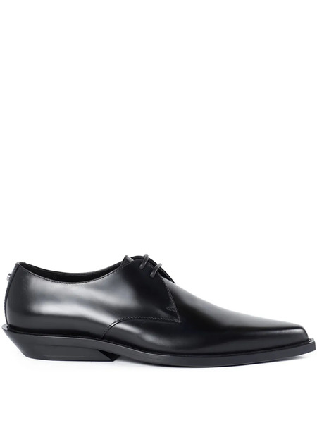 Ann Demeulemeester Falko Pointy Derby Shoes - Black 
